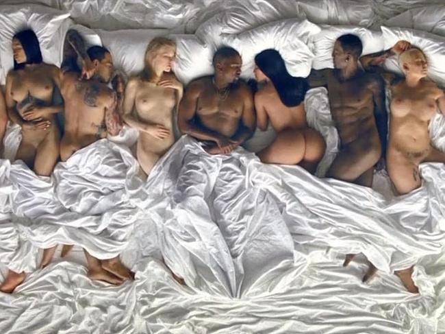Kanye West’s ‘Famous’ Uncensored Music Video
