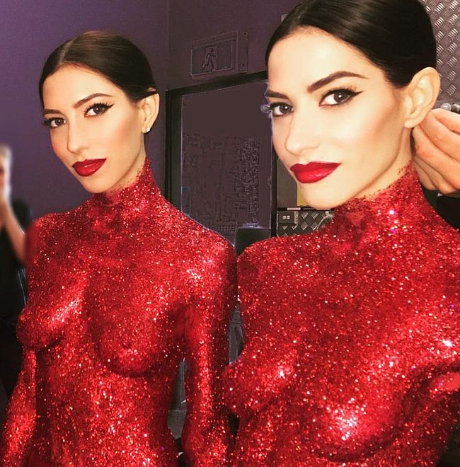 Australian Pop-rock Band The Veronicas Topless Stage Video