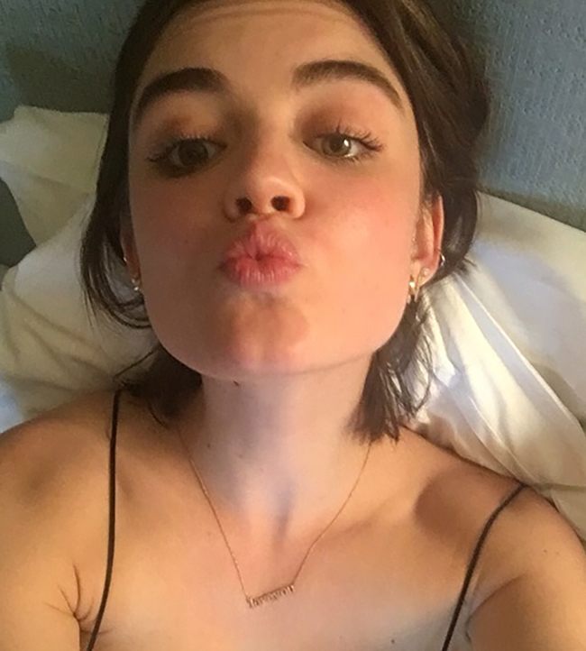 Lucy Hale Leaked Topless Selfie