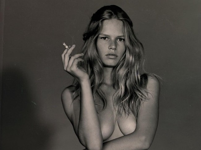 Anna Ewers Nude And Lingerie B&W Photos