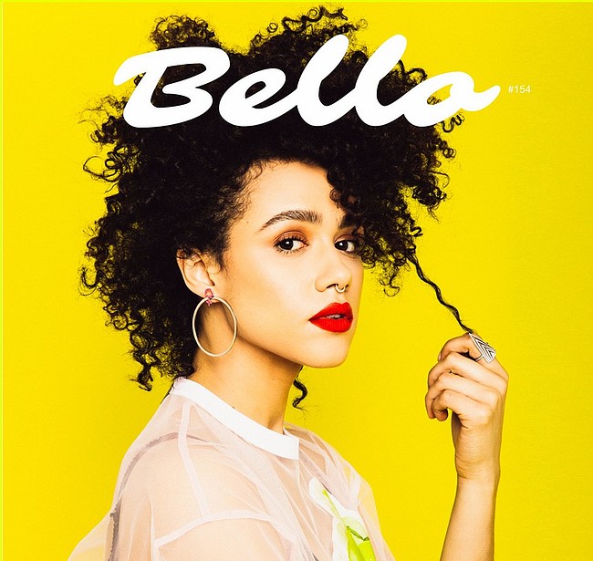 Nathalie Emmanuel posed in sexy colorful dress for “Bello Mag’ magazine