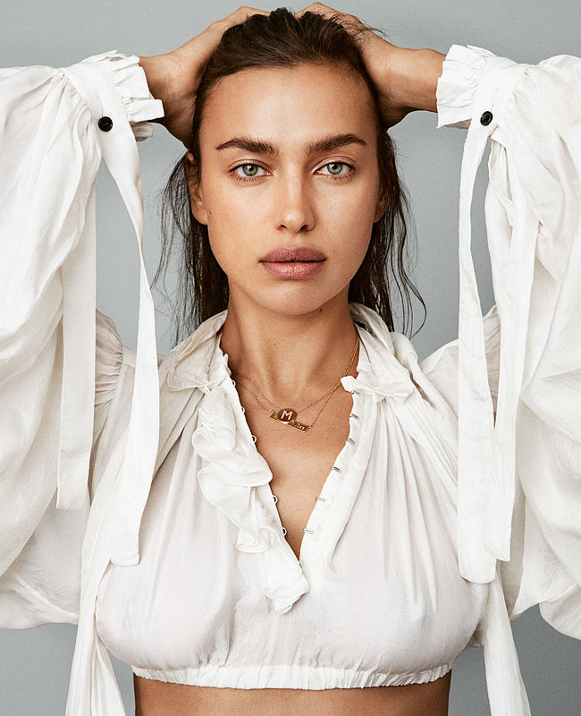 Irina Shayk Topless And Underwear For Vogue