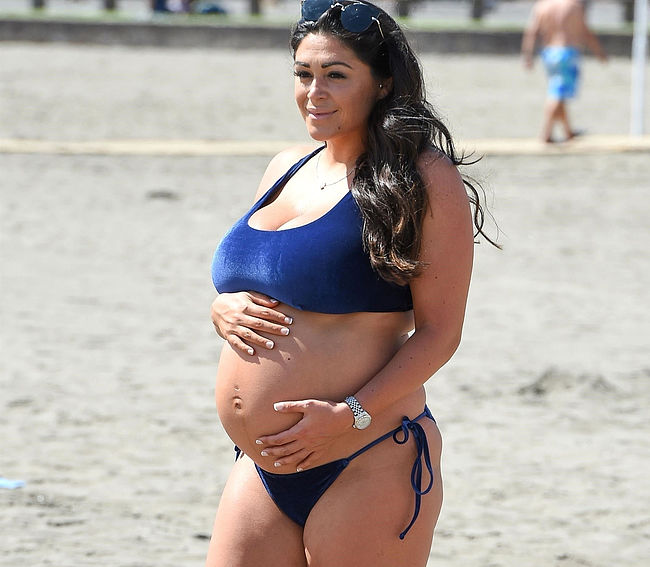 Casey Batchelor Pregnant Bikini Photos