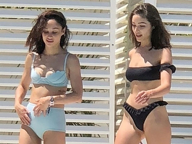 Olivia Culpo & Cara Santana nude
