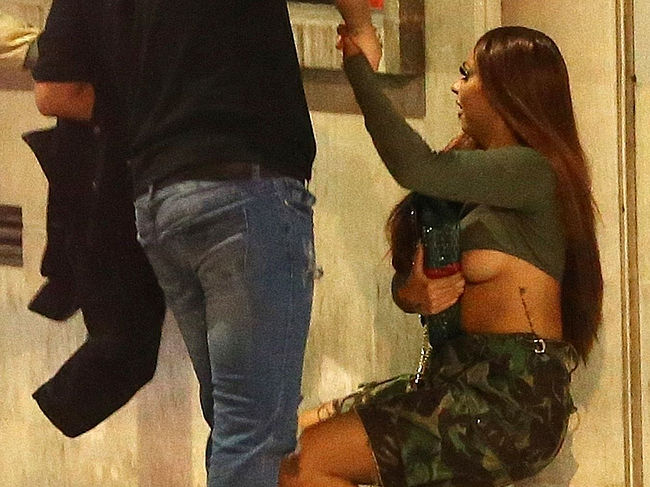 Jesy Nelson Caught By Paparazzi Drunk And Flashing Her Tits