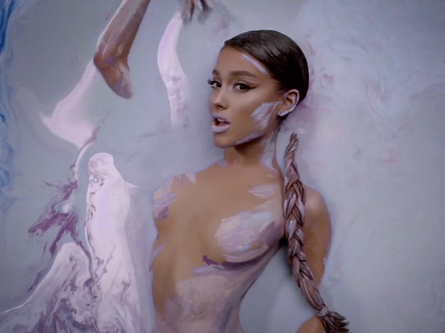Ariana Grande Almost Naked In Sexy Scenes From – God Is A Woman