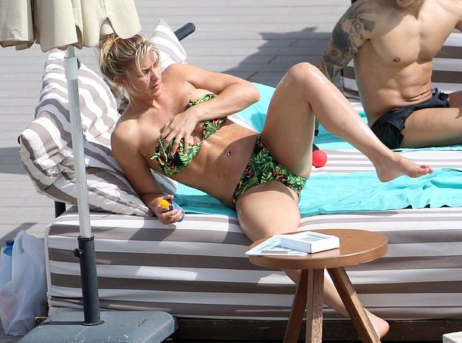Gemma Atkinson Caught Sunbathing With Boyfriend