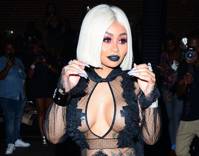 Blac Chyna See Through And Sexy Outdoors