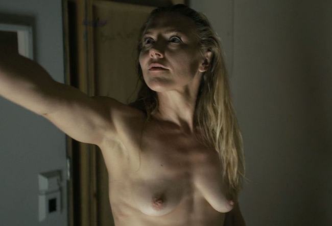 Dominique Swain Nude In Nazi Overlord (2018)