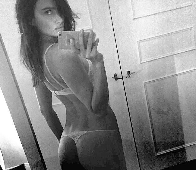 Irina Shayk Shooting Her Tight Butt In Sexy Lingerie
