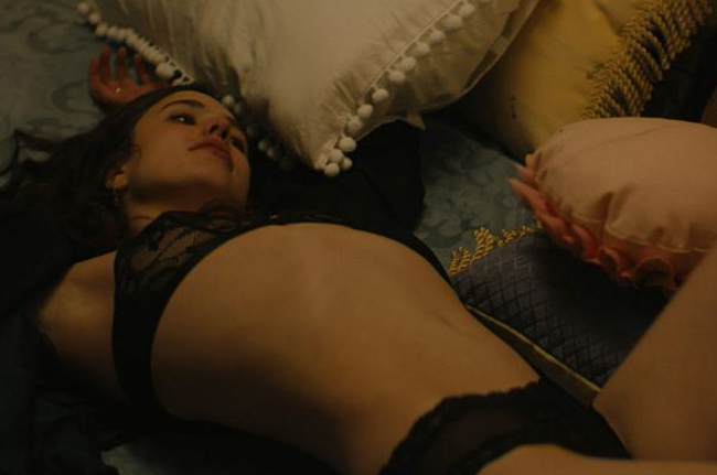 Margaret Qualley Sexy Transparent Lingerie Scenes From “Native Son” (2019)