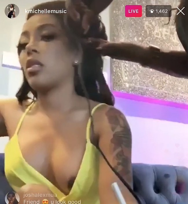 K. Michelle Nipslip And Sexy Video