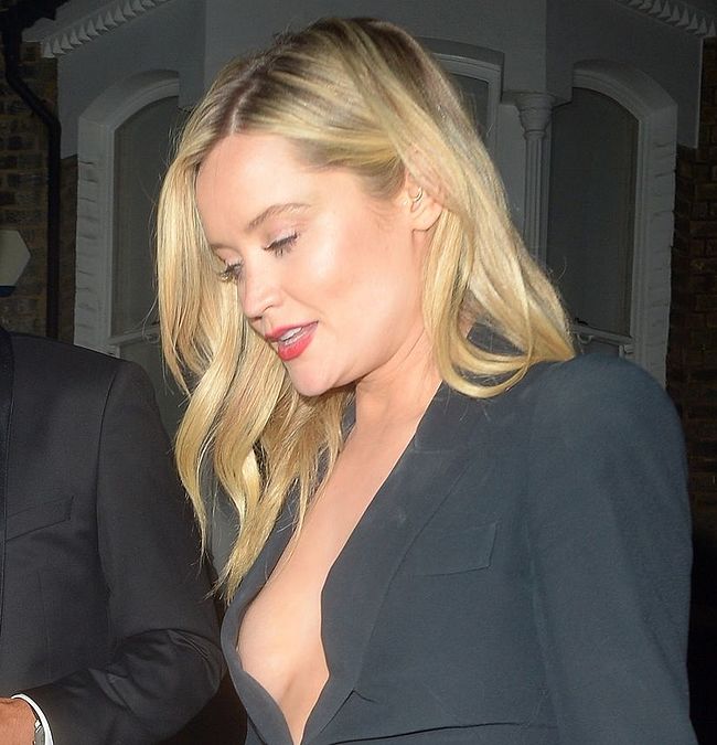 Laura Whitmore Side Boob And Upskirt Photos