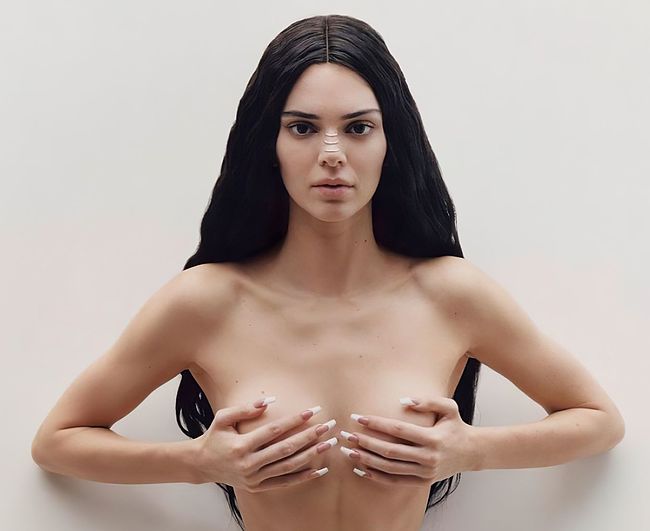 kendall jenner topless