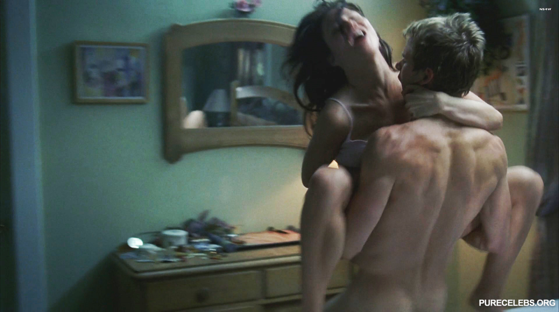 Lynn Collins naked and sex in movie.