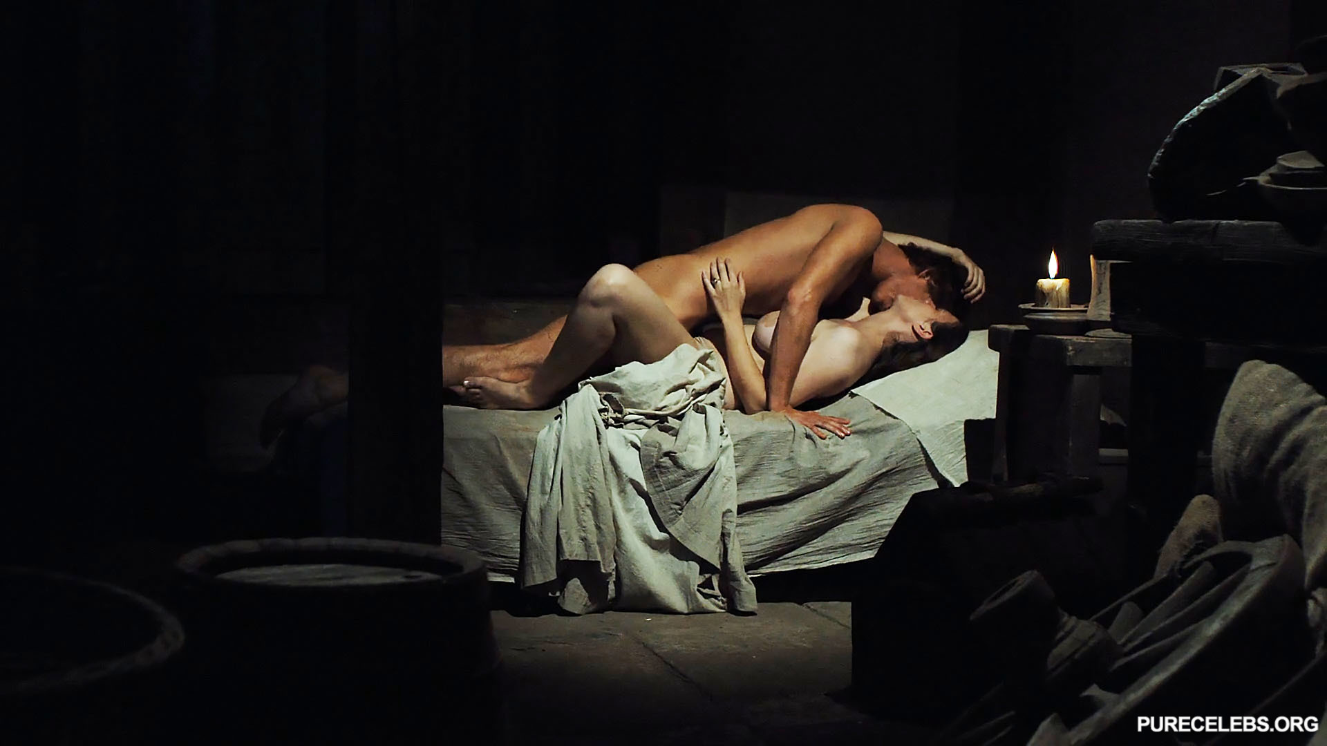 Hayley Atwell Nude & Sex In The Pillars of the Earth.