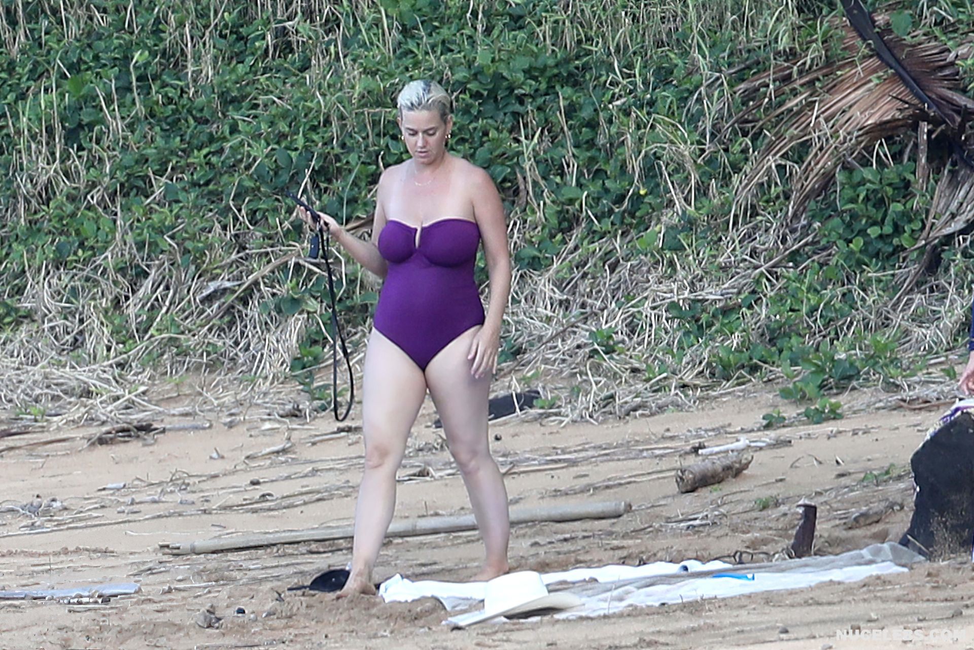 Katy Perry Caught By Paparazzi In Swimsuit image