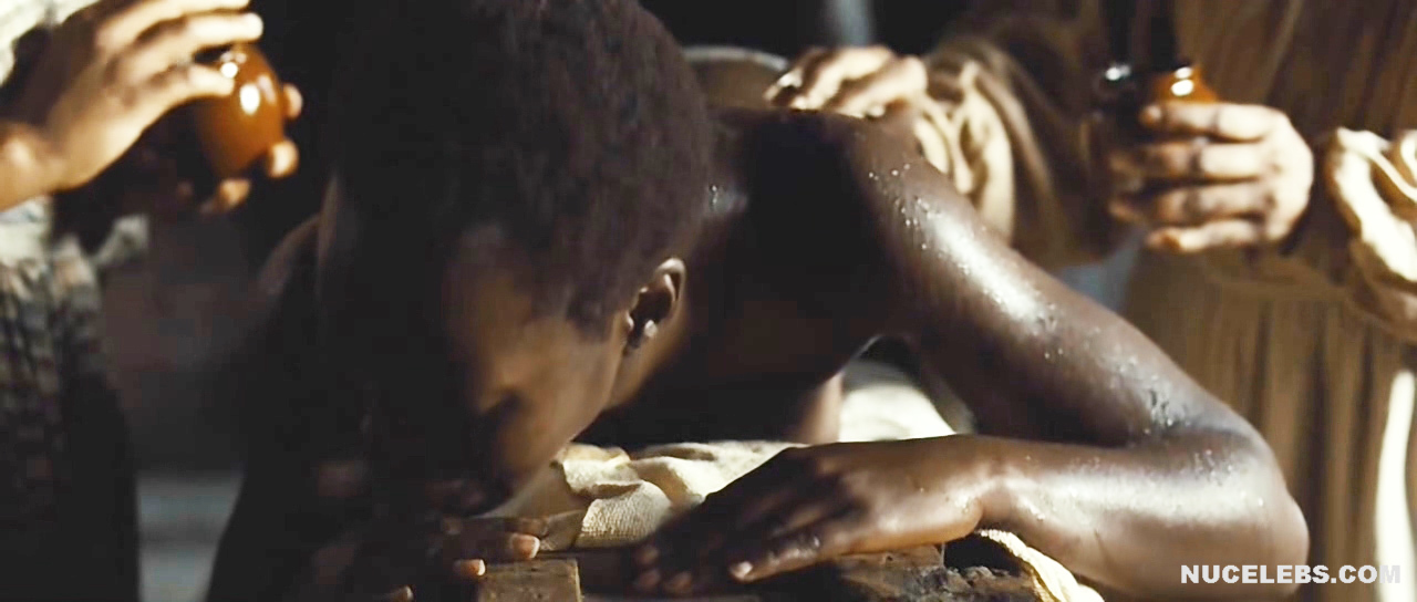 Lupita Nyong'o Nude & Rough Sex Scenes In 12 Years a Slave -