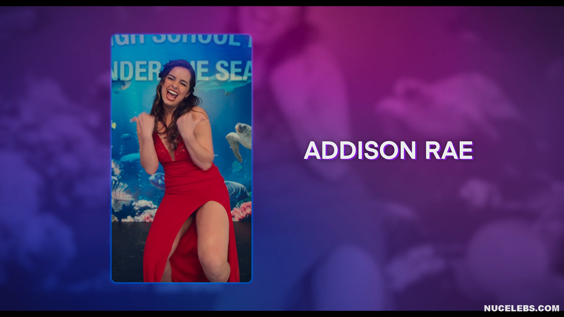 American singer Addison Rae played excellently in the comedy He’s All That....