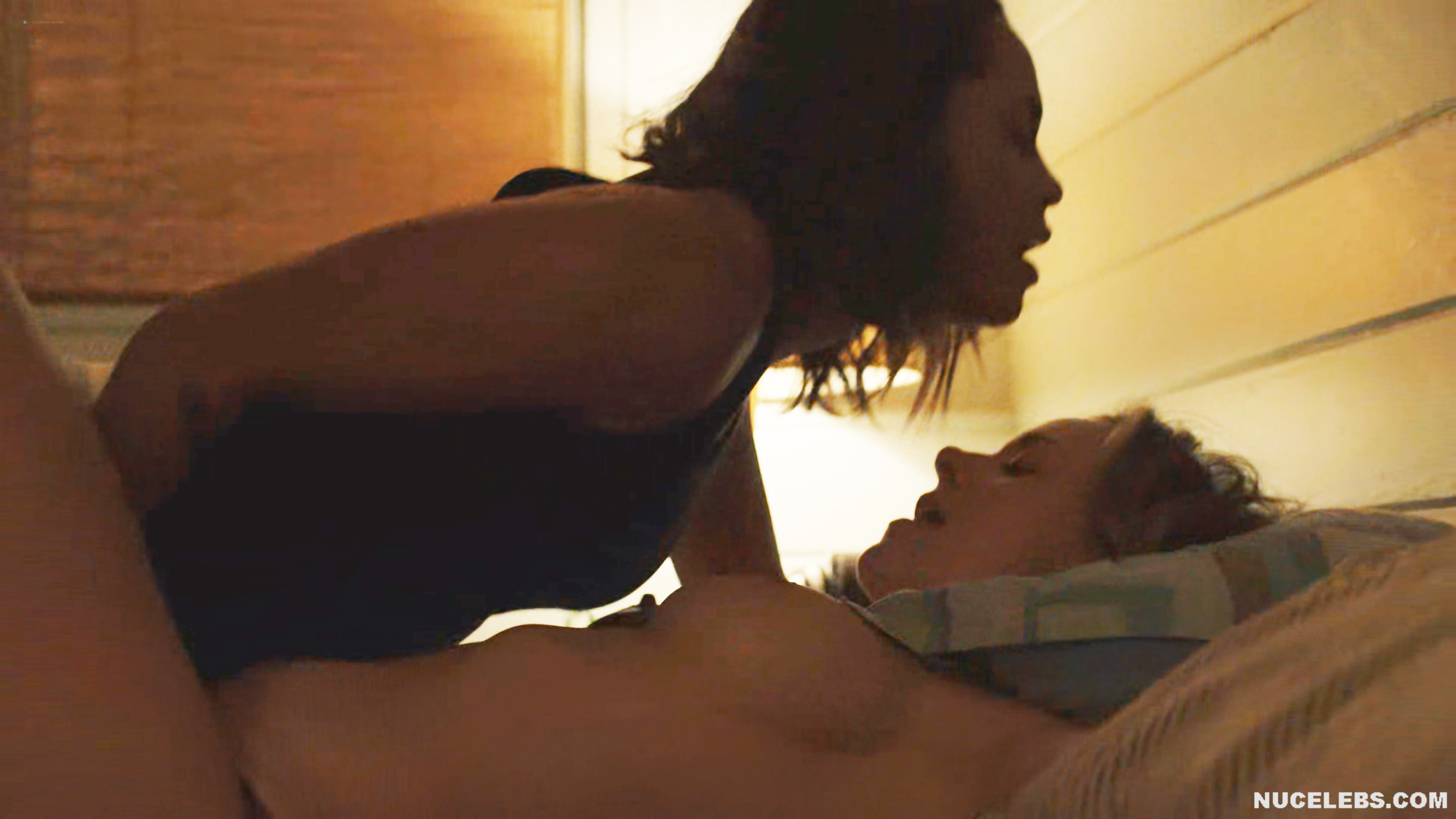 Get ready to drool looking at Monica Raymund nude boobies in Hightown. 