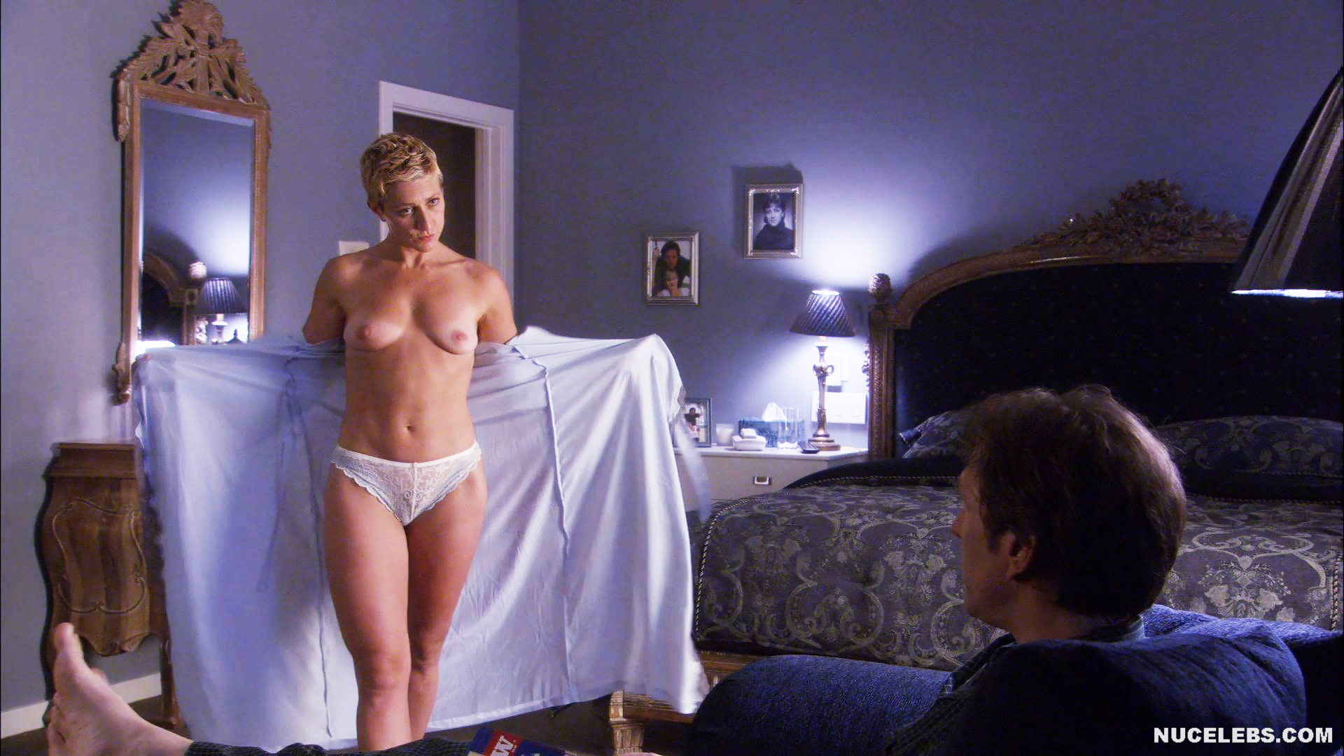 Edie Falco Nude Topless Scenes in The Quiet.
