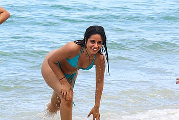 Camila Cabello beach photos