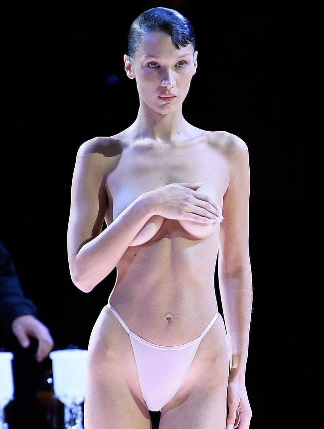 Bella Hadid Topless And Sexy Stage Photos