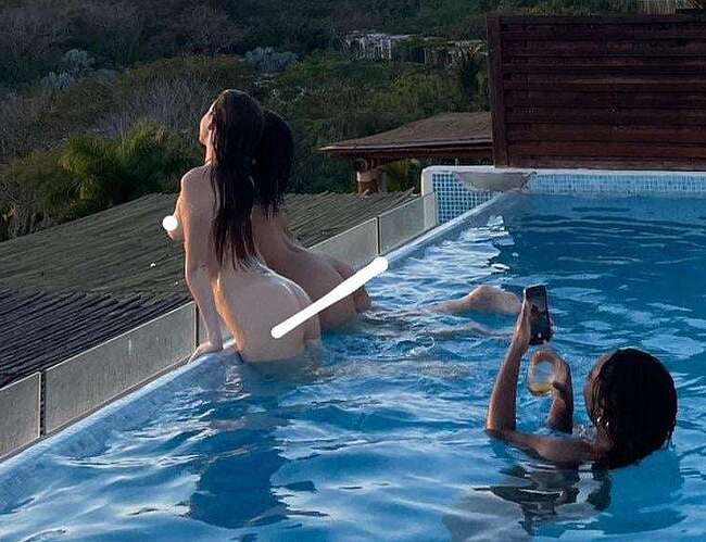 Billie Eilish Nude In A Pool With Girlfriends