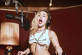 Miley Cyrus underwear