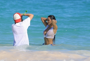 Kim Kardashian nipples