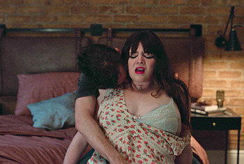 Megan Stalter rubbing pussy