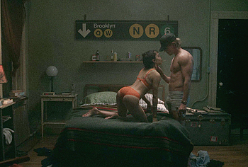 Zo Kravitz nude in Caught Stealing