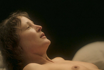 Vicky Krieps naked in Went Up the Hill