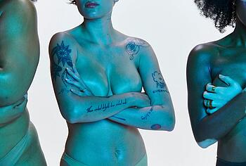 Halsey upskirt and topless pics