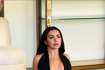 Charli XCX see through moment