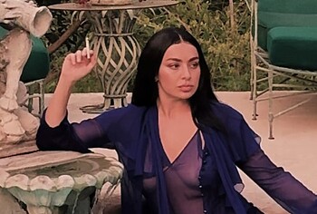 Charli XCX see through moment