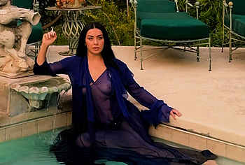 Charli XCX see through moment