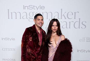 Jenna Ortega in see through dress