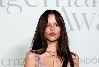 Jenna Ortega in see through dress