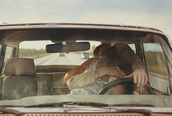 Adria Arjona topless in Splitsville