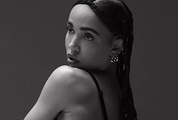 FKA Twigs in lingerie