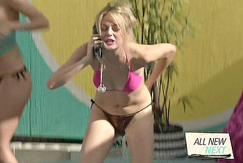 Justine Lupe See Through and Bikini