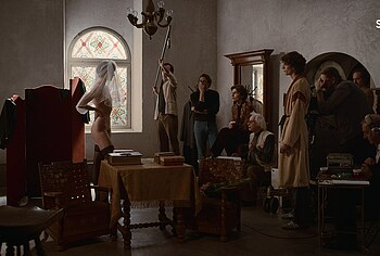 Frida Gustavsson Frontal Nude Scenes in Faithless