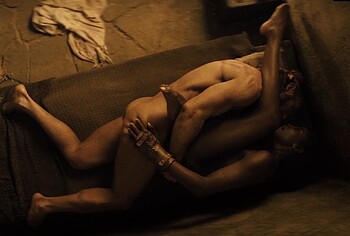 Tenika Davis nude in Spartacus House of Ashur