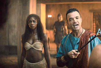 Tenika Davis nude in Spartacus House of Ashur