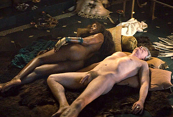 Tenika Davis Completely Nude in Spartacus House Of Ashur