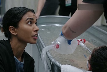 Fernanda Moya Nude Scenes in The Pitt