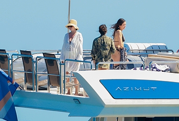 Nina Dobrev Relaxing With Selena Gomez in Bikini