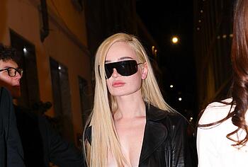 Kim Petras Nip Slip And See Through Public Photos