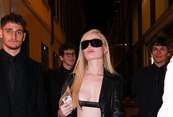 Kim Petras Nip Slip And See Through Public Photos